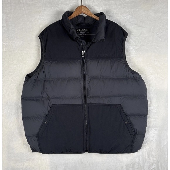 Filson Other - Filson Featherweight Goose Down Puffer Vest Mens XXXL Full Zip Quilted Pockets